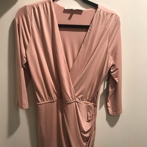 NEW W TAG Lovers + Friends • Silk V Dress • Size S